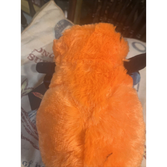 16 In Stuffed Animal Buffalo nWT Black And Orange By Nativo Western Pattern - Picture 10 of 10